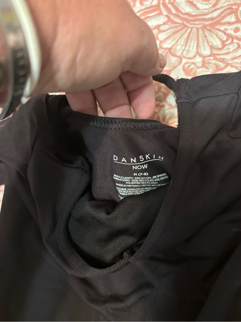 Danskin Black Kids One-Piece Bodysuit Duo
